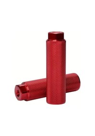 Resim Xuweiwei Kırmızı 2 Adet Kaymaz Bisiklet Pimleri Hafif Alüminyum 3 8 Inç Ayarlanabilir Tasarım Kırmızı 