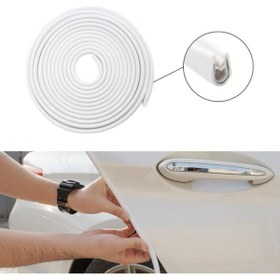 Resim Genel Markalar Kapı Koruma Fitili Beyaz Kapı Koruyucu Çarpma Çizilme Önleyici Fitil 5 Metre 
