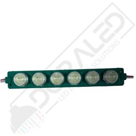 Resim 12 Volt 6 Watt 6 Mercekli Yeşil Modül Led 10 Adet 
