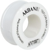 Resim Akbant 505305 Jumbo Geniş Teflon Bant 19mm X 0 076mm X 15mt 