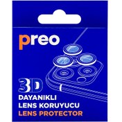 Resim Dayanıklı Lens Koruma iPhone 12 Mini/iPhone 12 İkili 3d Lens Preo