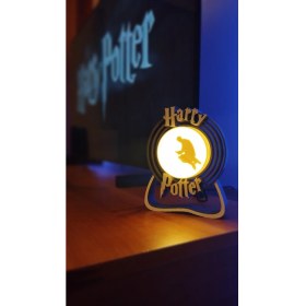 Resim Dorden 3D Harry Potter Dekoratif Ledli Masa & Gece Lambası 