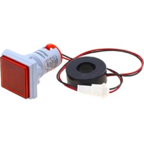 Resim Normadia 22MM Dijital Kare Voltmetre-Ampermetre Ac 60-500V 0-100A Kırmızı 