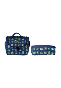 Resim Kaukko Kids&Love Lacivert Zombie Beslenme Çantata Seti Erkek Çocu 