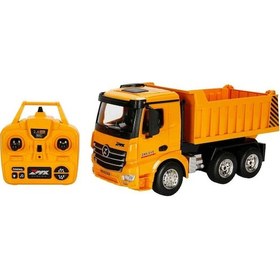 Resim 1:18 Sesli Işıklı Usb Şarjlı Uzaktan Kumandalı Damperli Kamyon 2.4 Ghz, Hareketli Kasa, Gerçekçi İ Çok Renkli 