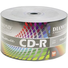 Resim Diamond CD-R 52x 700 Mb 80 Min Boş CD 50'li Paket 