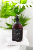 Resim GO BLOBS 300ml Amber Kahverengi Cam Şişe Yüz Temizleme Jeli Siyah Etiketli 