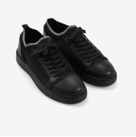 Resim Kemal Tanca Erkek Spor & Sneaker Ayakkabı Trk1 Siyah Triko 