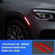 Resim Oasis Oasis 2 Adet Araba Tekerleği Kaş Yansıtıcı Sticker Trim Evrensel A (Yurt Dışından) 