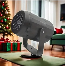 Resim Cloud011 1 Adet Kar Tanesi Projeksiyon Lambası Dinamik Led Işık Dekor Şömine Parti 