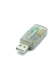 Resim Usb 2.0 Ses Kartı Microfon Ve Kulaklık Çevirici 