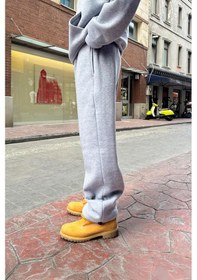 Resim Basic Ayarlanabilir Paça Eşofman Altı Gri Melanj Gri Melanj 