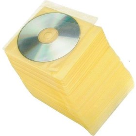 Resim Torima Cd Dvd Zarfları Çift Yönlü 100'lü Paket Sarı 