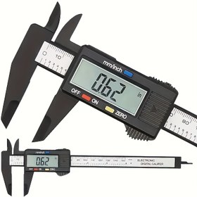 Resim GOXAWEE Elektronik Dijital Ekran Vernier Kalem 0-150mm, Yüksek Dayanıklılıkta Plastik Ölçüm Aracı, İç ve Dış Çap, Pil ile Çalışır, 0.1mm Hassasiyet, Ofis ve Ev Dekorasyonu için 