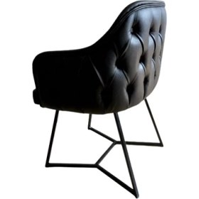 Resim Kamusal Market Bekleme Misafir Koltukları Sabit Ayaklı Kapitoneli 