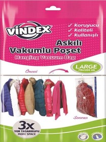 Resim Vindex Askılı Vakumlu Poşet 70 104 Cm 