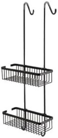 Resim System Banyo Duş Raf Sistemi Siyah Renk 702X214X282 Mm 