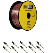 Resim Hepa Merz Connection Paket-9 Hoparlör Kablosu Jak Konnektör Paket 