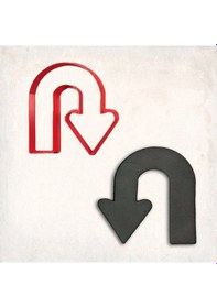 Resim U Dönüşü Kurabiye Kalıbı Şekillendirici Kopat KIrmızı 