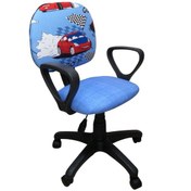 Resim Depolife Ofis Büro Için Tekerlekli Sekreter Şef Çalışma Sandalyesi Döner 