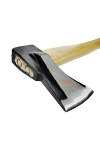 Resim Büyük Boy Yarma Balta Oduncu Baltası Kemik Kırma Ağaç Kesme Kömür 