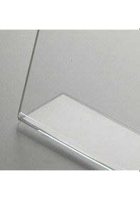 Resim A5 L-Tipi Yatay Şeffaf Föylük Menü Fiyatlık Broşürlük Etiketlik ( 