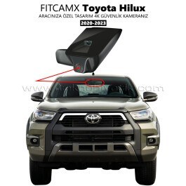 Resim FitCamX - Toyota Hilux Modele Özel 4K Araç Kamerası (2020-2023) 