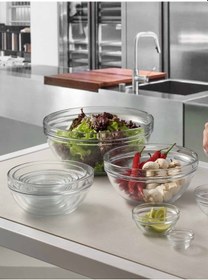 Resim Pasabahce 4'lü Chef's Kase 1.7 L - 1 Adet Şeffaf 
