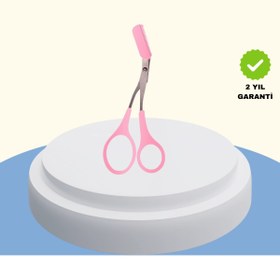 Resim CANSA Profesyonel Taraklı Kaş Makası – Evde ve Salon Kullanımına Uygun 