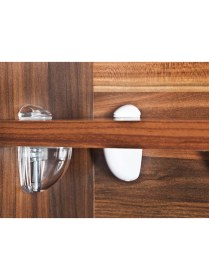 Resim Metali 50 Adet Pelikan Plastik Cam Raf Tutucu Etejer Şeffaf Kırılmaz 