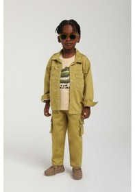 Resim Xo Kids Erkek Çocuk Gömlek 1-4 Yaş 2597 Fıstık Yeşili 
