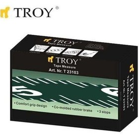 Resim Troy 23103 Stoperli Şerit Metre 3mx16mm 3 M 