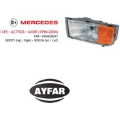 Resim FAR MERCEDES ACTROS AXOR 96-04 SOL SARI SİNYAL MANUEL 505576 9418202761 AYFAR