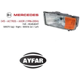 Resim FAR MERCEDES ACTROS AXOR 96-04 SOL SARI SİNYAL MANUEL 505576 9418202761 