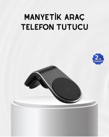 Resim Araç İçi Manyetik Telefon Tutucu Güçlü Klipsli Ve 360 Derece Ayarlanabilir 3344604 