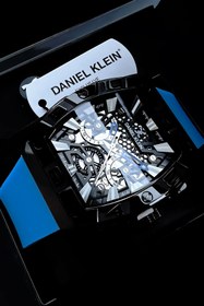 Resim Daniel Klein Exclusive Dikdörtgen Erkek Kol Saati Su Geçirmez Mavi Renk Silikon Kordon Hediye Bileklik DKE2139C3 
