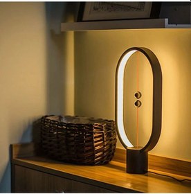 Resim Mini Denge Işık Yaratıcı Manyetik Led Gece Lambası 1 Adet 