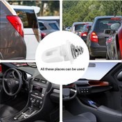 Resim Peugeot 407 407sw 607 Citroen C5 İçin 4 Adet Tampon Tutma Klipsi 