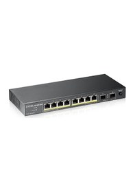 Resim Zyxel GS1100 10HP 8 Port 2 SFP Gigabit Poe Switch 