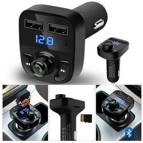 Resim Bluetooth Fm Transmitter Car X8 