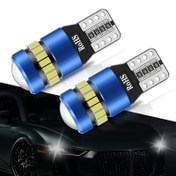 Resim 2 adet lupuauto T10 W5W LED Araba Ampulleri - 750Lm Süper Parlak, CANBUS Hatasız, Beyaz/Amber/Kırmızı, 12V, Uzun Ömürlü 50.000+ Saat, İç & Dış Kullanım, Yan Işıklar, 3030 SMD, Otomatik Ampul 