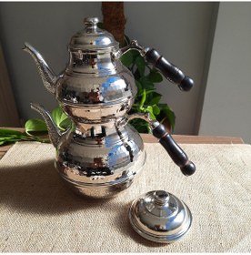 Resim 1,2 mm Kalın Dövülmüş Bakır Çaydanlık Bakır 