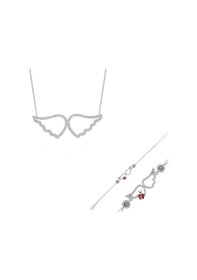 Resim Gümüş Melek Kanadı Bayan Set St2610056 Gümüş 