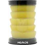Resim MGPADS Mg Pads Hare Giderici Cila Süngeri 65/55 Mm 5'li Paket (SARI)- Mini Polisaj Makinesi Uyumlu 