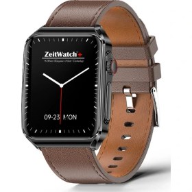 Resim ZeitWatch X5 Black Brown 47MM Akıllı Saat,Uyku,Şeker,Tansiyon Takibi.AppStore ve GooglePlayStore özel uygulaması 