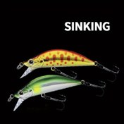 Resim Minolua Uzun Menzilli Bass Balıkçılık Yemleri - Saplama Gagası ile Batan Minnow Yemleri, Av ve Balıkçılık için Dayanıklı ABS Plastik Sert Crankbaits 