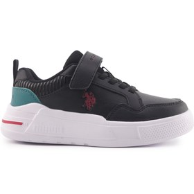 Resim THALES JR 3PR Siyah Erkek Çocuk Sneaker U.S. Polo Assn.