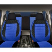 Resim Yıldız Oto Koltuk Kılıfı Suzuki Maruti Uyumlu Mavi Oto Koltuk Kılıfı (Tam Takım Ön Arka Araç Koltuk Kılıfı) 