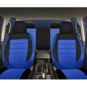 Resim Yıldız Oto Koltuk Kılıfı Suzuki Maruti Uyumlu Mavi Oto Koltuk Kılıfı (Tam Takım Ön Arka Araç Koltuk Kılıfı) 