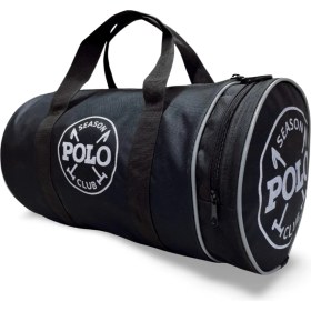 Resim Unisex Silindir Spor Seyahat ve Fitness Çantası 2 Bölmeli 